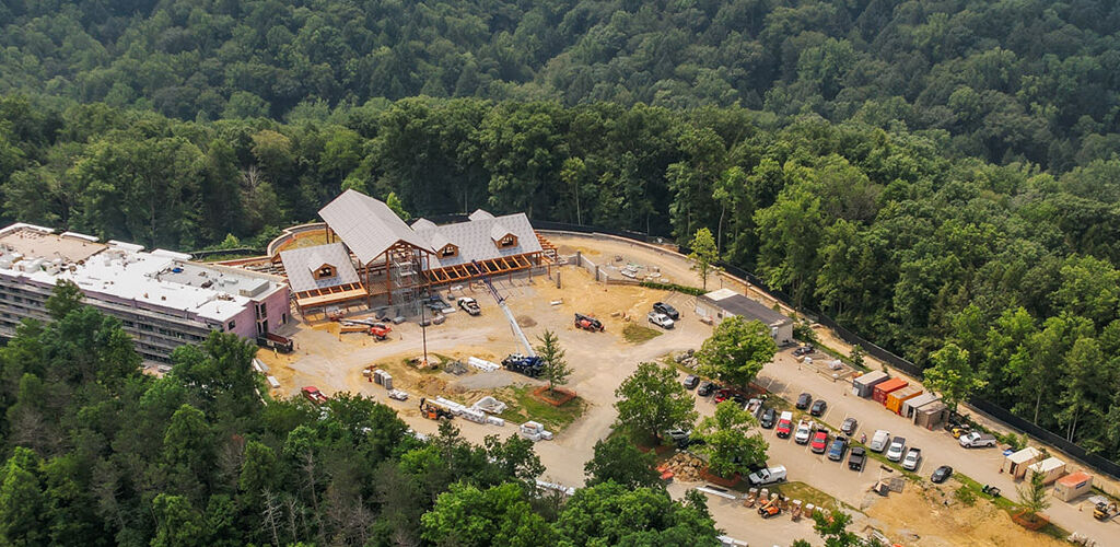 Hocking Hills under construction